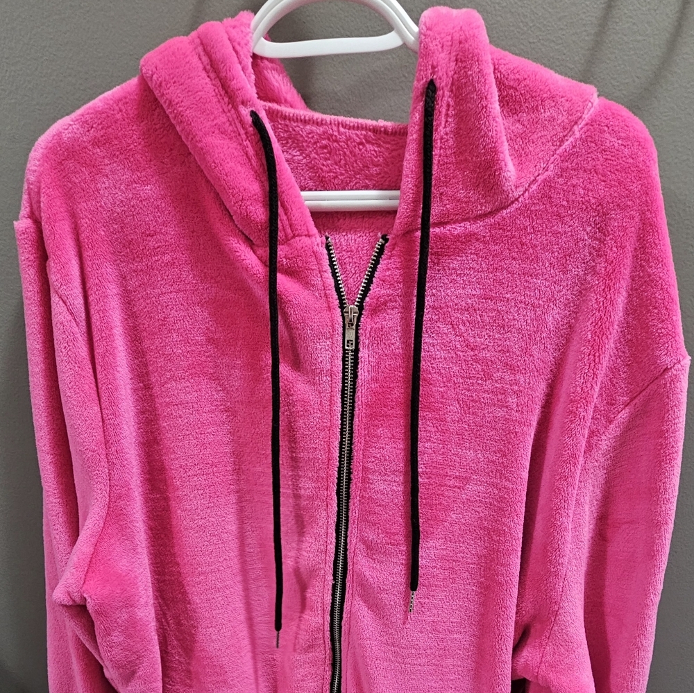 Hot pink hoodie